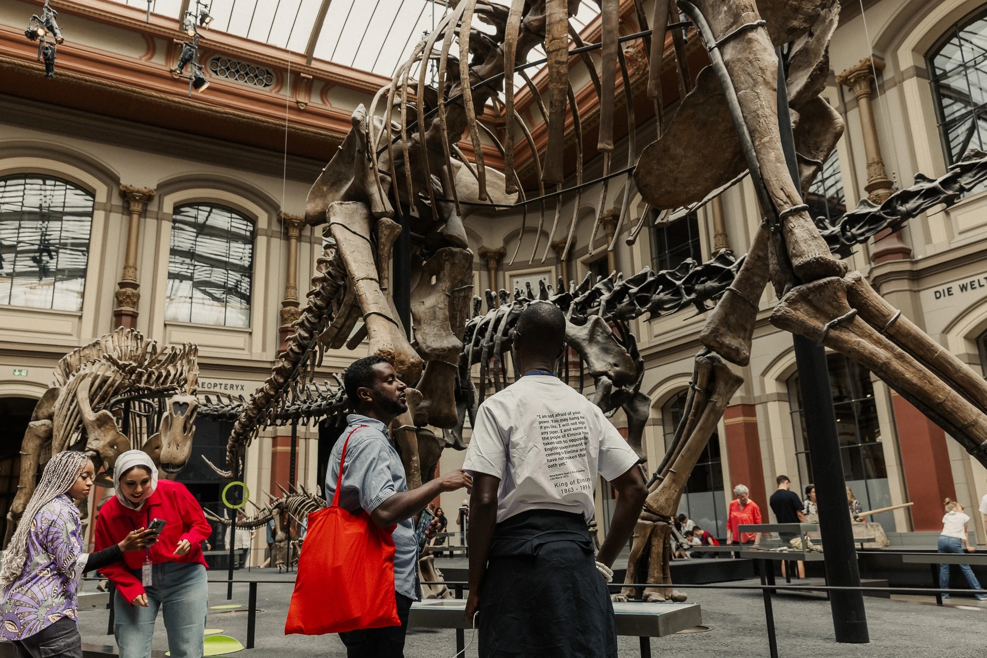dinosaur hall at Museum für Naturkunde
