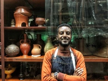 portrait of Abel Assefa