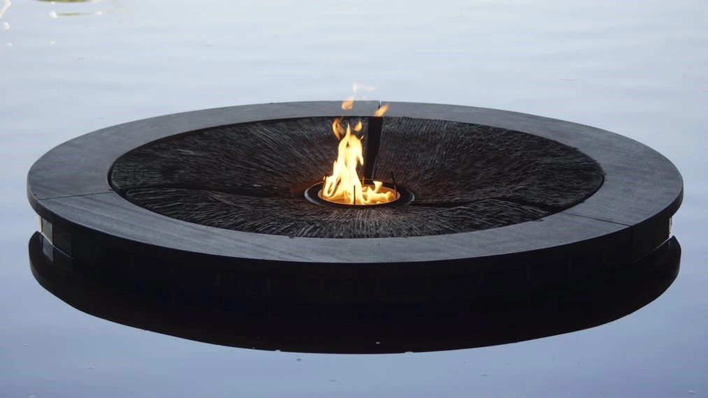 flame sculpture at Freedom Park