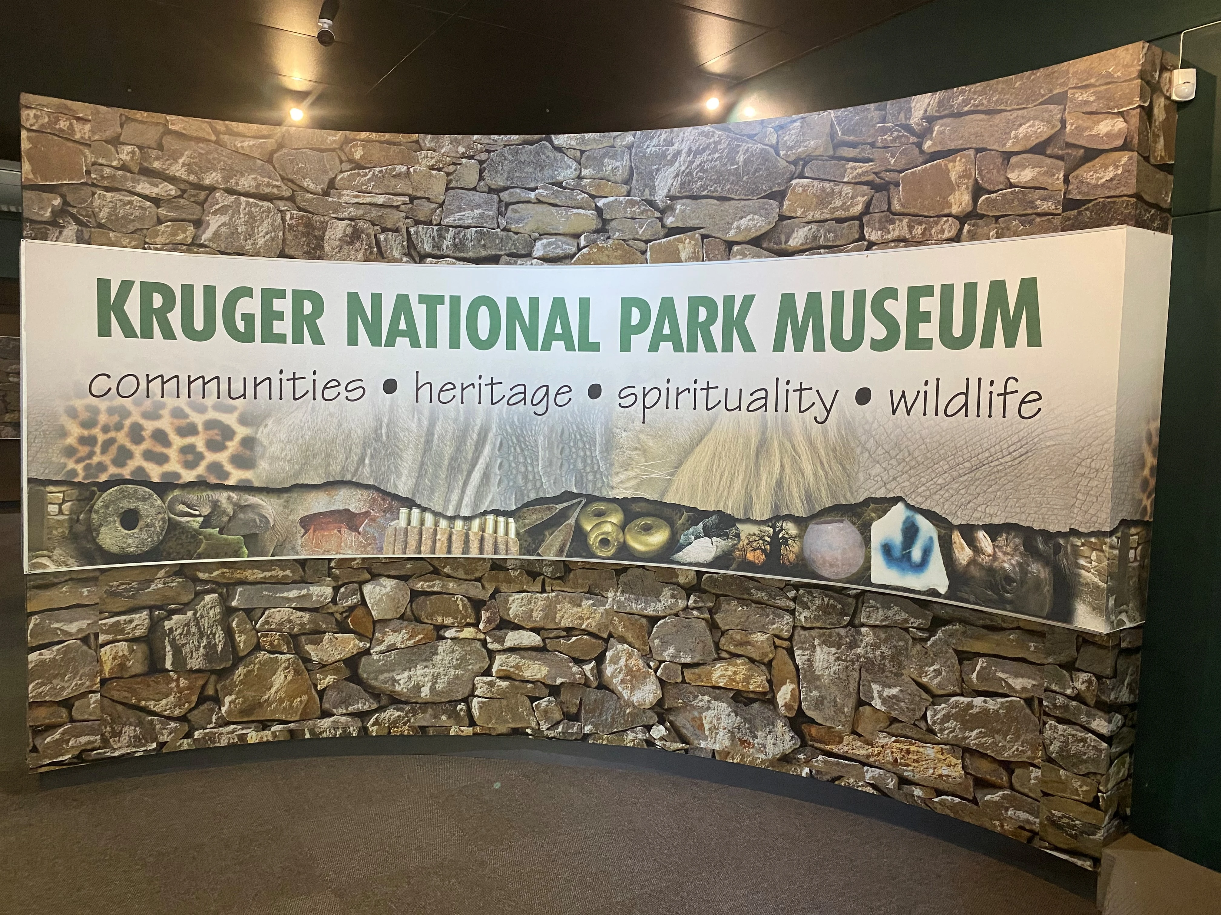 image of sign for Krüger National Park Museum